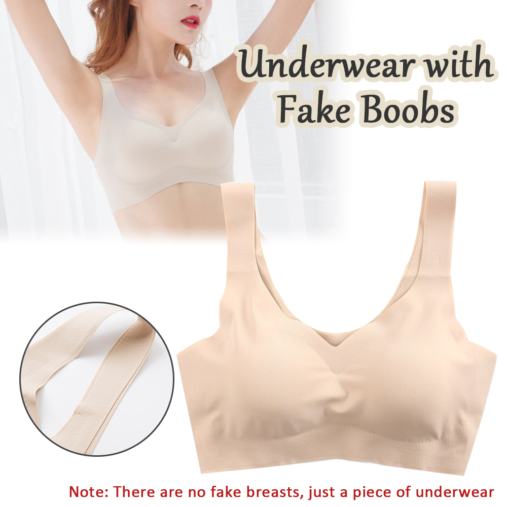Mastectomy Bra Pocket - Biustonosz silikonowy fałszywe akcesoria do klatki
