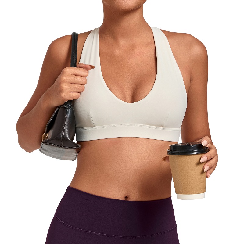 Sports Bra Racerback - Bezszwowe damskie biustonosze sportowe do ćwiczeń