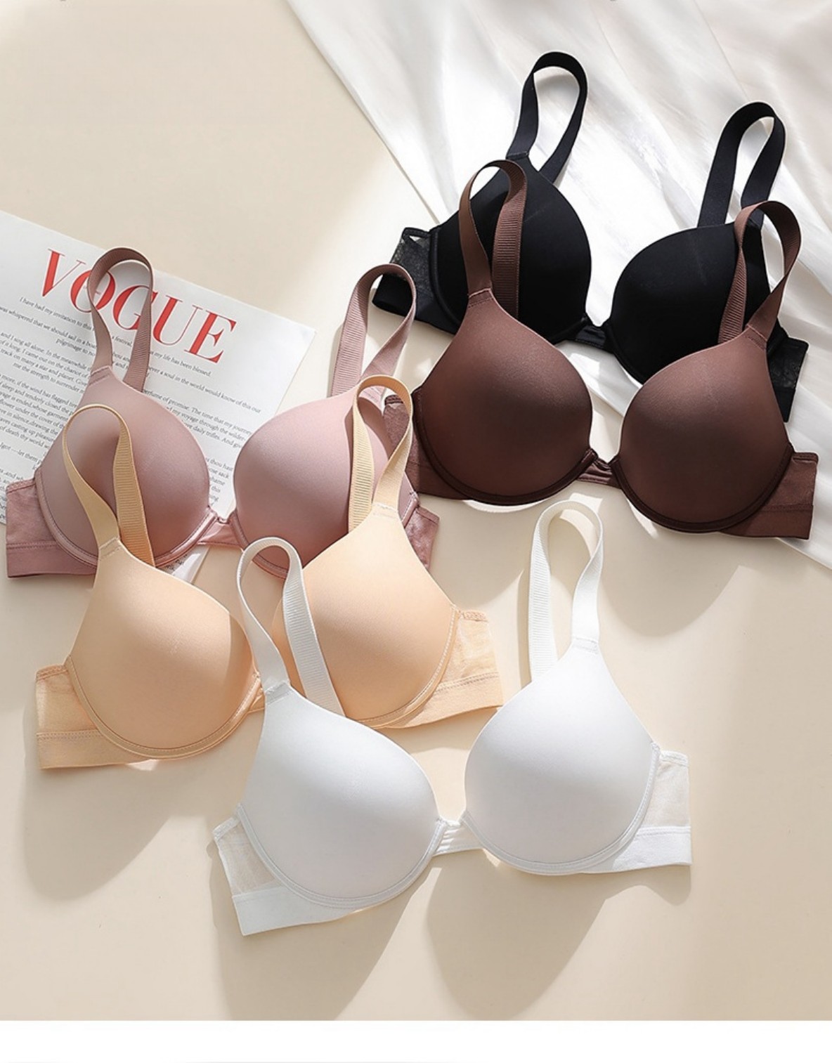Demi Bra Balconette - 2025 damski biustonosz Push Up Plus