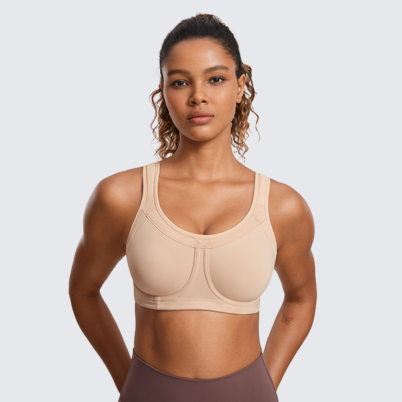 Underwire Bra Padded - Biustonosze sportowe damskie SYROKAN, mocne, z