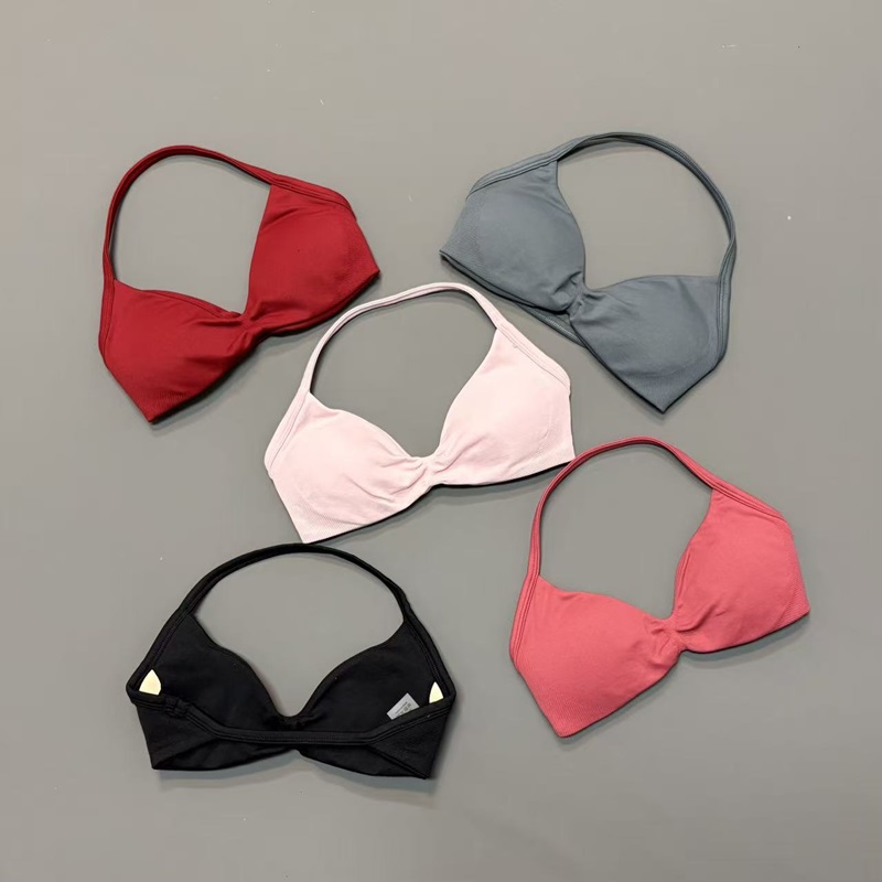 Sports Bra Racerback - Damski sportowy biustonosz typu halter z