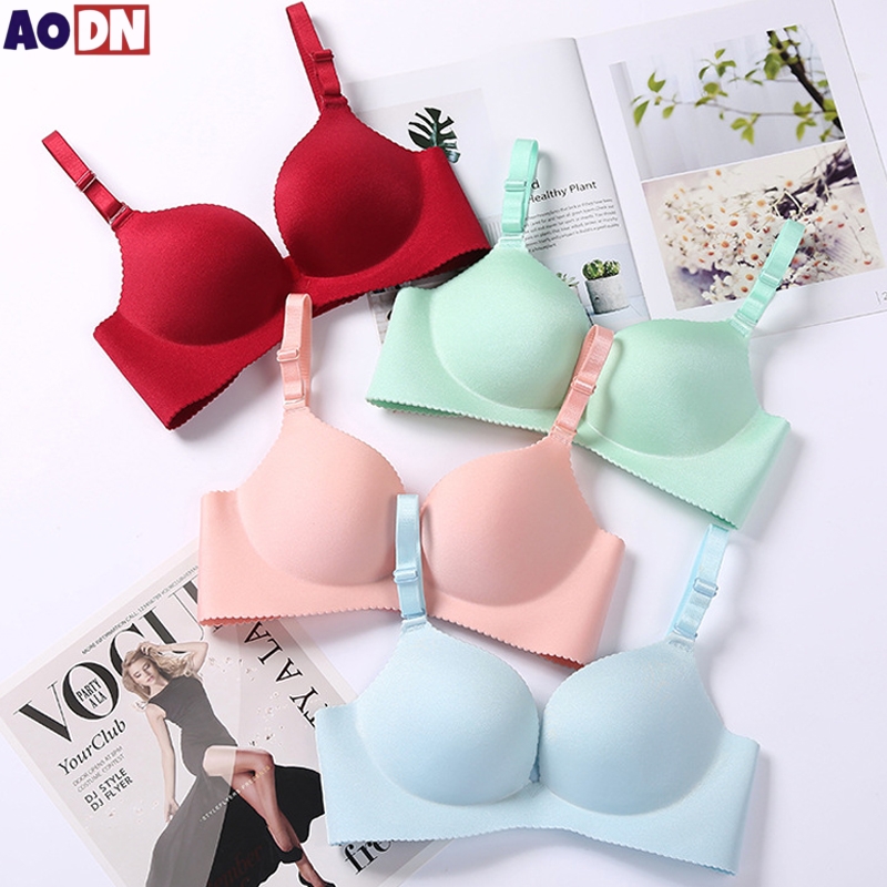 Sleep Bra Bralette - Damski biustonosz z odpinanymi ramiączkami, cienki,