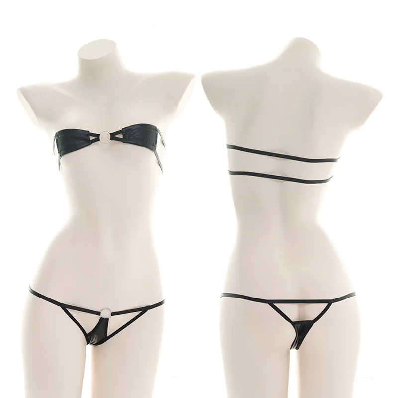 Sheer Mesh Bra - Anime Cosplay Damski Zestaw Bikini Przezroczysty
