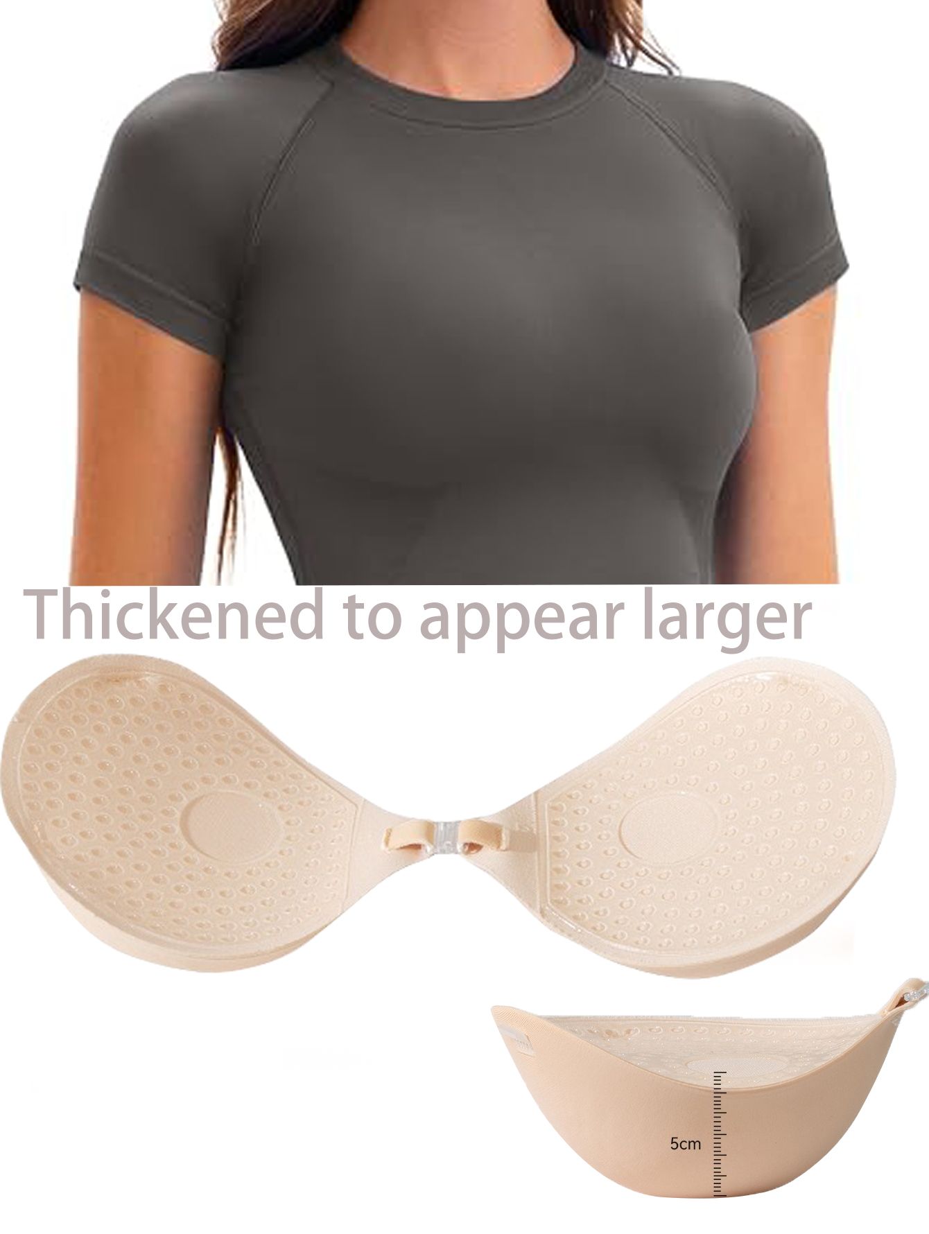 Naklejki na biust o grubości 5 – Push Up Bra Silicone recenzja i cena