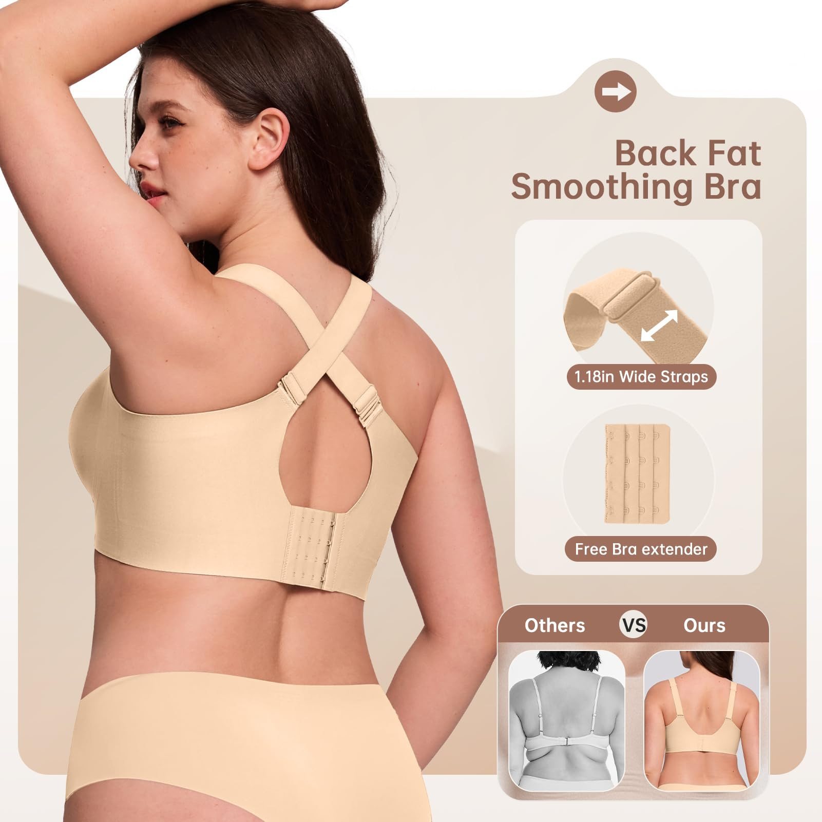 Biustonosz bez fiszbin dla kob – Underwire Bra Padded recenzja i cena