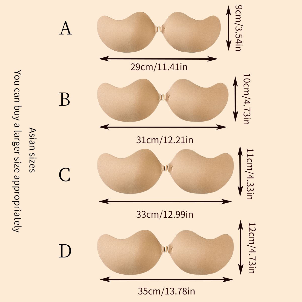 1 sztuka Niewidoczny Biustonos – Push Up Bra Silicone recenzja i cena