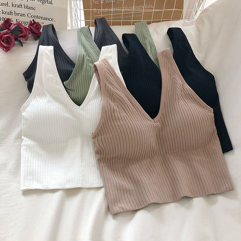 Damskie crop topy na ramiączka – T Shirt Bra Seamless recenzja i cena