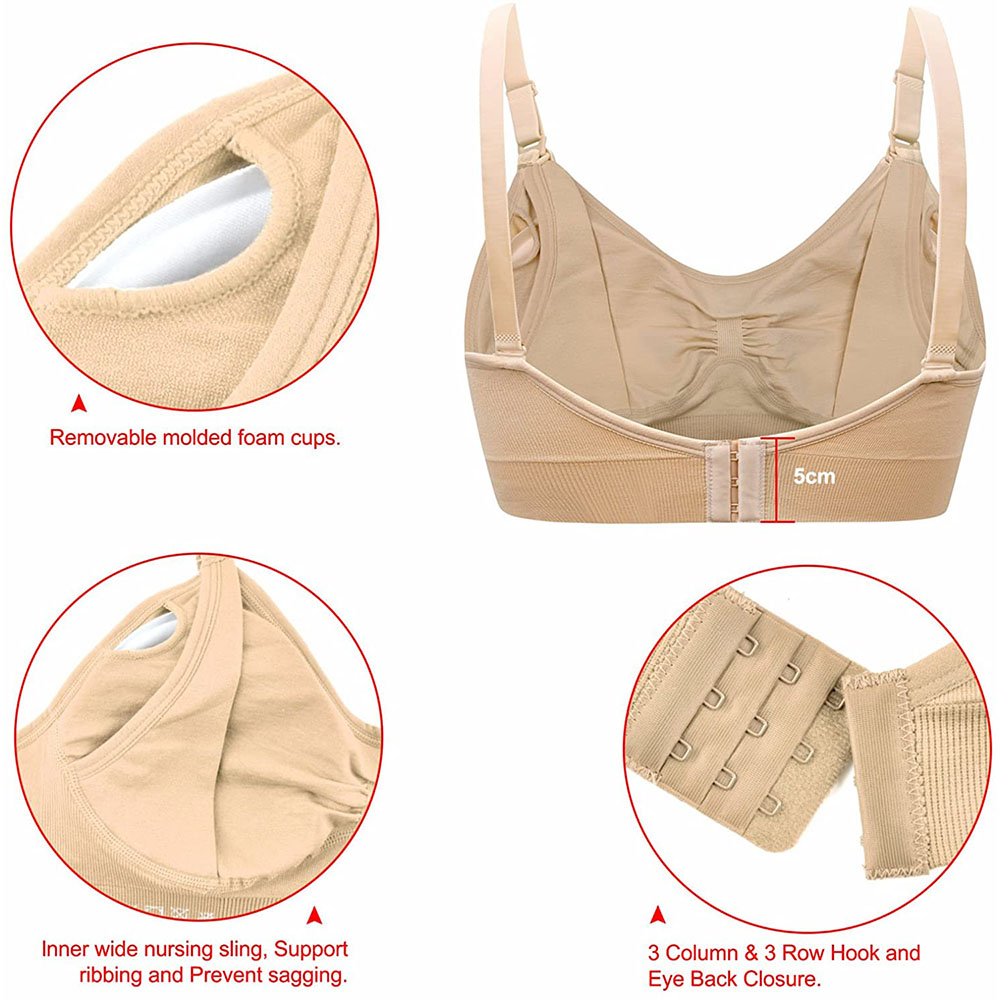 Damski biustonosz do karmienia – Nursing Bra Clip recenzja i cena