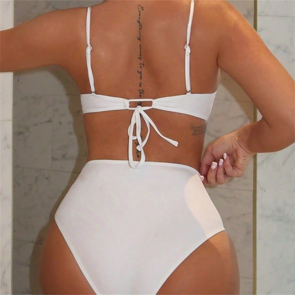 Biały biustonosz bikini z koro – Underwire Bra Padded recenzja i cena