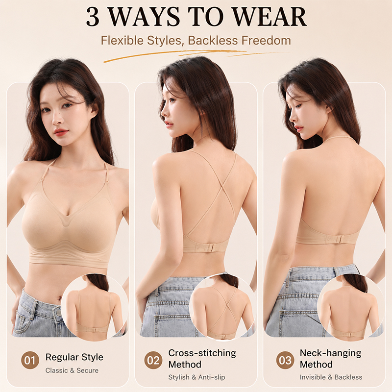 FINETOO Bezszwowy Biustonosz z – Sleep Bra Bralette recenzja i cena