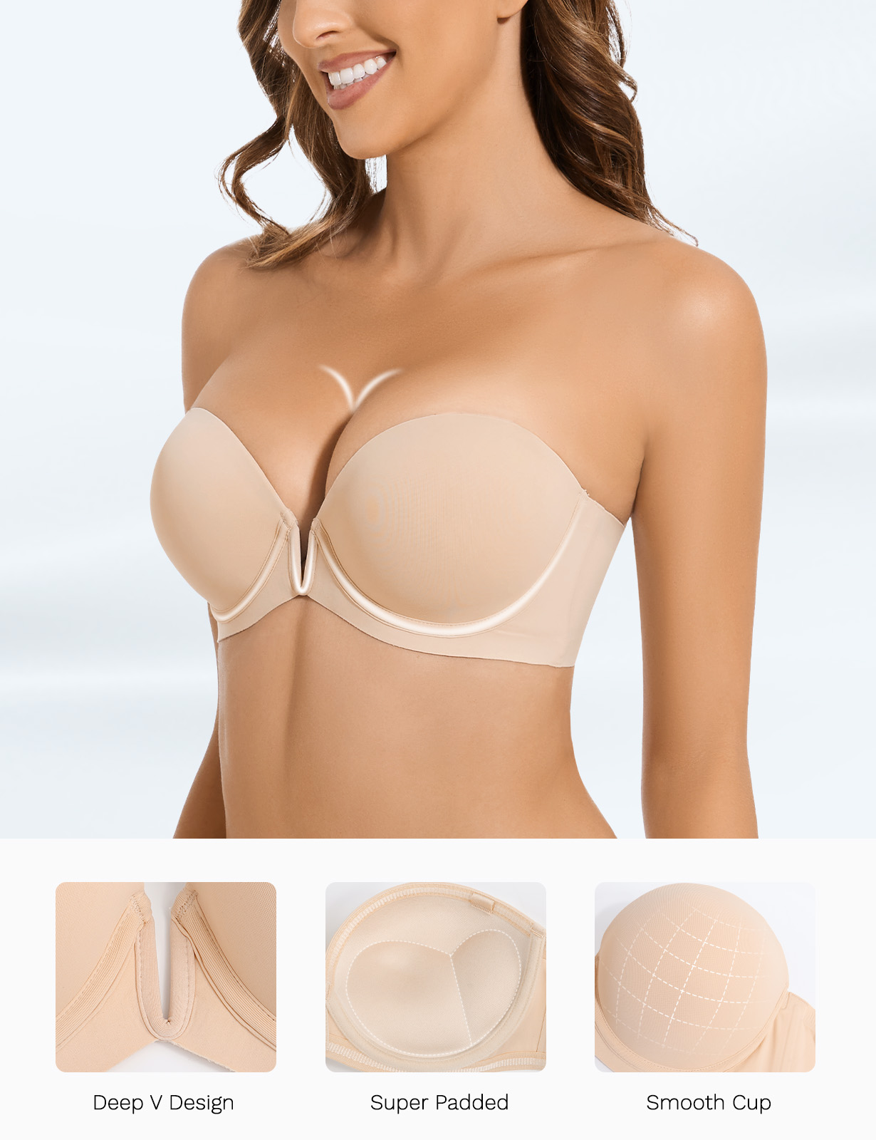 Nowy biustonosz Push Up z fisz – Convertible Bra Multiway recenzja i cena