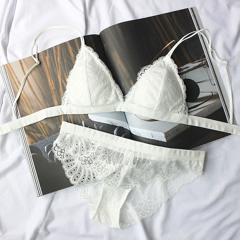 Komplet bielizny: koronkowy bi – Sleep Bra Bralette recenzja i cena